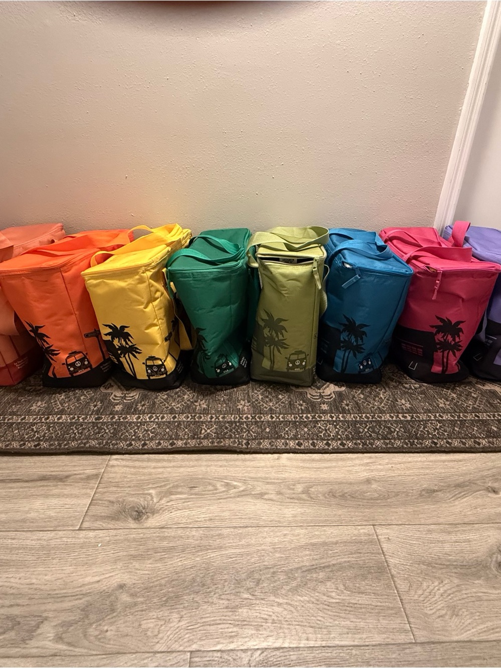 Trader Joe’s large insulated bags bundle in various colors - Picture 1 of 4